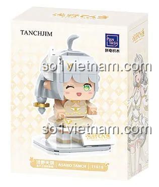 Hộp sản phẩm bộ lắp ghép Pantasy 11018 TANCHJIM: Asano Tanch, đồ chơi mô hình nhân vật anime, 300 chi tiết, kích thước hộp 15x8x20cm