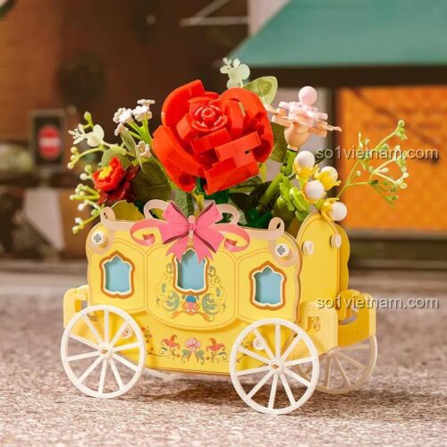 Đồ chơi mô hình Xe Hoa Công Chúa Pantasy 15027, chi tiết sắc nét, phù hợp làm quà tặng cho con gái.