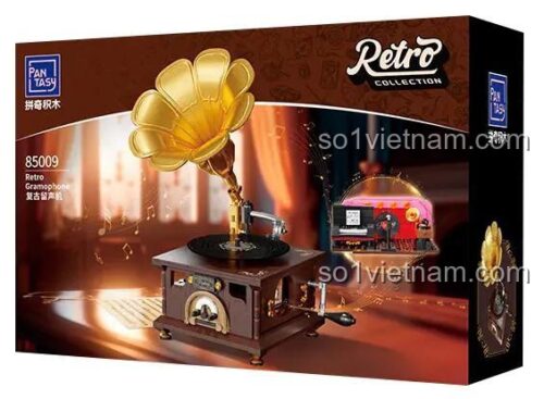 Hộp sản phẩm máy hát đĩa than cổ điển Pantasy 85009