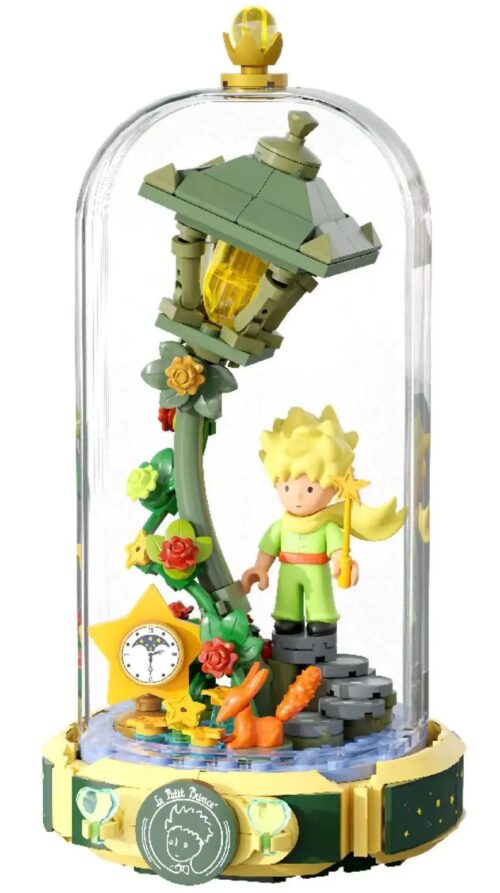 Mô hình Đèn đường Sao và Trăng Hoàng tử bé Pantasy 86321 có đèn LED, bộ lắp ghép tương thích LEGO® cho bé gái 6 tuổi, món quà ý nghĩa