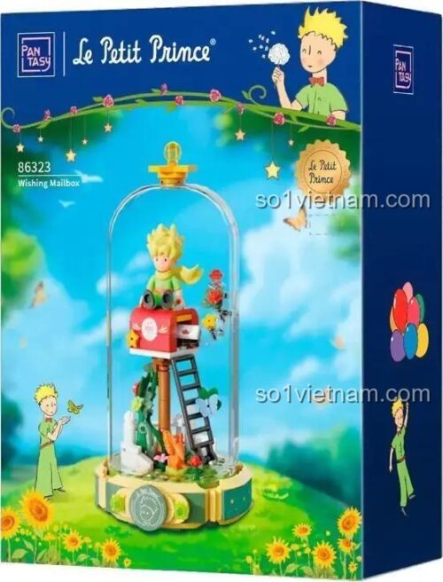 Hộp sản phẩm Pantasy 86323 Hộp Thư Ước Nguyện, bộ lắp ghép ước mơ bay bổng cho bé gái 6 tuổi
