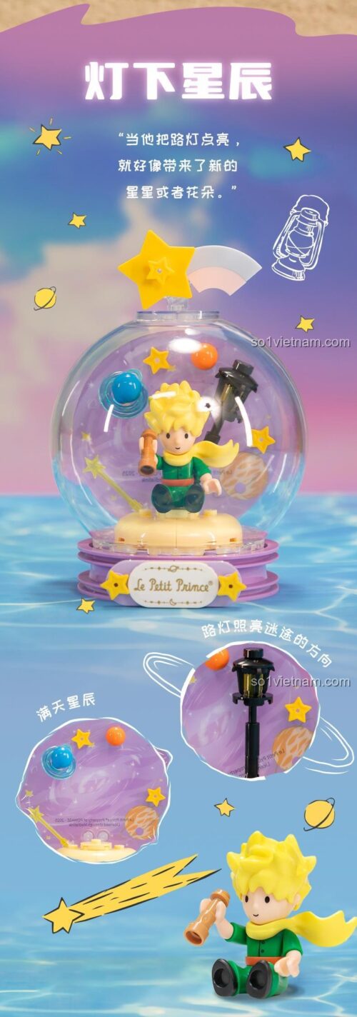 Pantasy 86332 Cầu Tuyết "Đèn Dưới Sao" Hộp đựng sang trọng, Bộ đồ chơi lắp ghép 300 mảnh, Quà tặng ý nghĩa cho bé gái