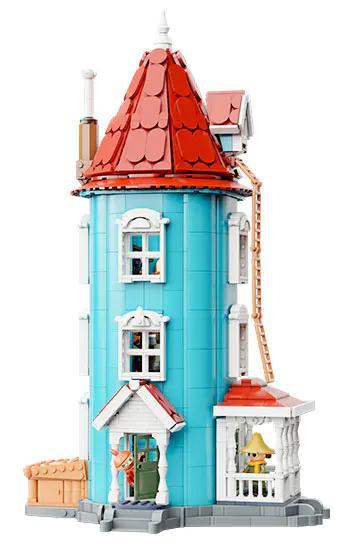 Ngôi nhà Moomin Pantasy 87201 - Mô hình ngôi nhà cổ tích với 6 nhân vật Moomin, chi tiết mở 90 độ, đồ chơi lắp ghép cho bé gái 14 tuổi
