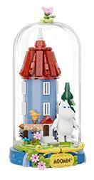 Bộ lắp ghép Pantasy 87202 Moominvalley: Spring of Moominvalley, mô hình ngôi nhà cổ tích với Moomin, 300 chi tiết, phù hợp cho bé gái 6 tuổi
