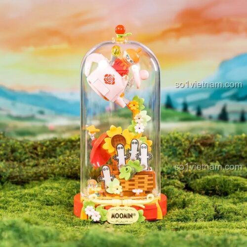 Bộ đồ chơi Pantasy 87204 Moomin: Chiếc Ấm Tưới Nước Của Moomin, có nhạc và đèn LED, 300 mảnh, độ tuổi 6+, cho bé gái