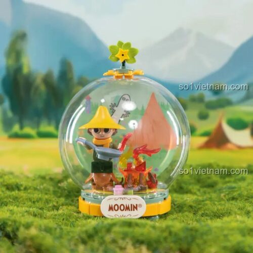 Pantasy 87205 Moomin - Cuộc Phiêu Lưu Của Snufkin, Mô hình quả cầu tuyết độc đáo với cảnh thiên nhiên, đồ chơi lắp ghép cho bé gái 6 tuổi, 300 mảnh