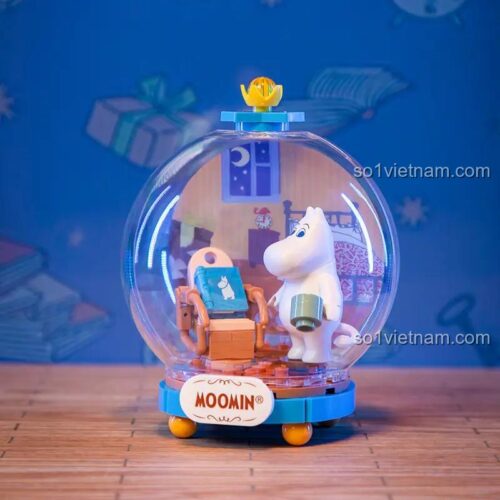 Bộ lắp ghép Pantasy 87207 Moomin quả cầu tuyết, 300 mảnh, thế giới Moomin, đồ chơi sáng tạo cho bé gái 6 tuổi, giá tốt