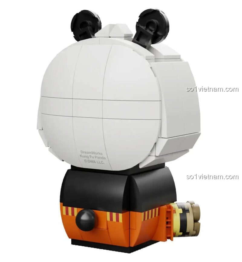 Mô hình Gấu Trúc Po Pantasy 99124, bộ lắp ghép Gấu Po Kung Fu Panda, chi tiết sắc nét, chất lượng cao.