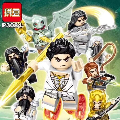 Bộ Lắp Ghép Nhân Vật Phong Thần P3084 拼豆 - Đồ chơi lắp ghép cho bé trai 14 tuổi, Thế Giới Phong Thần, Mỗi hộp là một nhân vật ngẫu nhiên