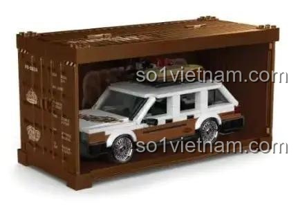 Đồ chơi mô hình Pinbo PB8824 Xe hơi du lịch Santana được đặt bên trong hộp trưng bày dạng container màu nâu độc đáo. Sản phẩm giá tốt.