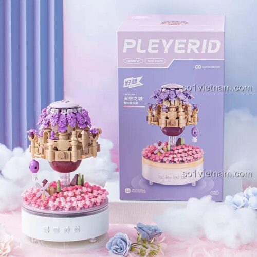 Hộp nhạc đèn ngủ Pleyerid M38-P8011 "Bầu Trời Âm Nhạc" và hộp sản phẩm
