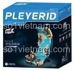 Hộp đồ chơi trang trí Pleyerid M38-P8023, mô hình Tàu Santa Maria của Columbus giá tốt.