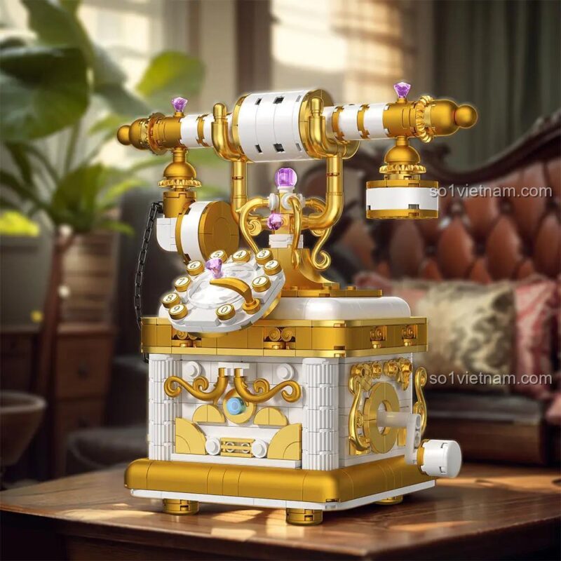 Mô hình điện thoại cổ điển Poppin 662042 nhìn từ bên cạnh