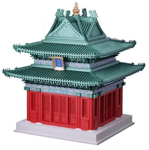 Bộ lắp ghép Tháp Trống Tây An Qiannian Sun QNSZL24AIQI, mô hình kiến trúc cổ điển tinh xảo, phù hợp thanh niên 14 tuổi, giá tốt.