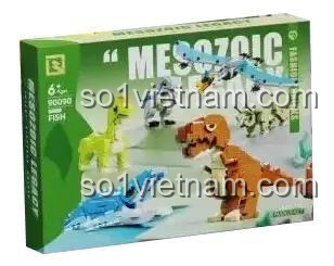 Hộp sản phẩm bộ đồ chơi khủng long Mesozoic Legacy 90090