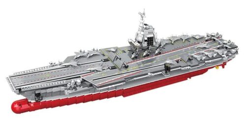 bộ lắp ghép Tàu Sân Bay Phúc Kiến, mô hình chiến hạm khổng lồ, đồ chơi xây dựng cho bé trai 12 tuổi, giá tốt.