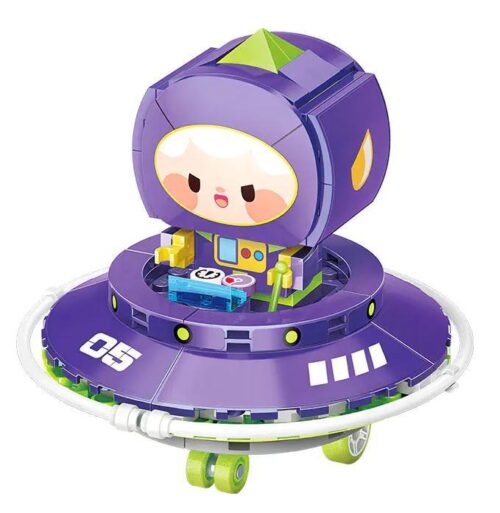 Bộ lắp ghép Phi Thuyền Mê Sla - Đội Mê Mẩn Vũ Trụ Mini World QMAN 72038