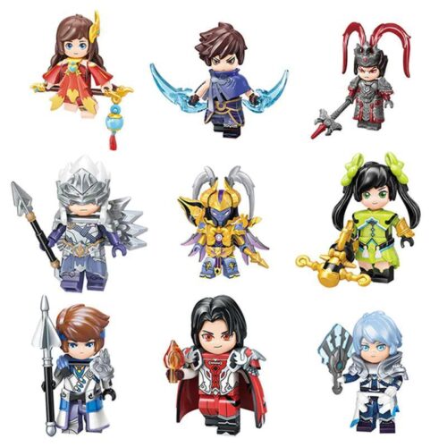 Trọn bộ sưu tập đồ chơi mô hình Minifigure Vương Giả Vinh Diệu Qman 78002, món quà giá rẻ cho con trai 8 tuổi.