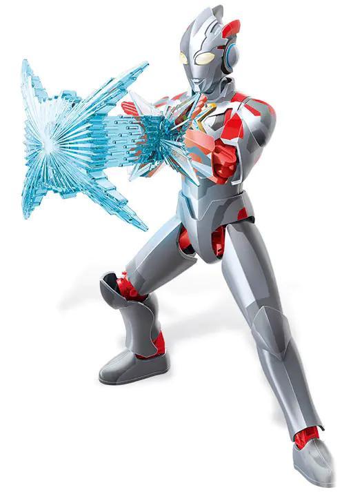 Figure Ultraman X 75059 Qman với 15 khớp nối, phát sáng và âm thanh, đồ chơi mô hình cho bé trai 6 tuổi