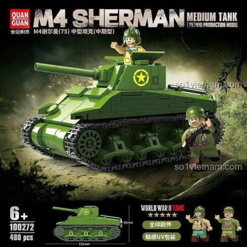 đồ chơi lắp ráp QUANGUAN với 2 minifigure cho bé trai 6 tuổi