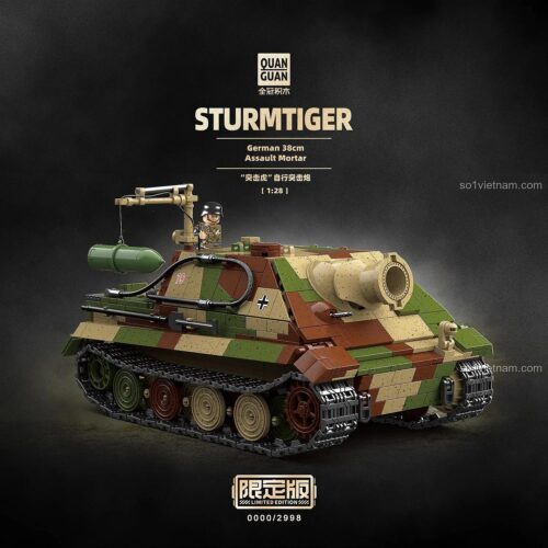 Mô hình xe tăng SturmTiger Đức QUANGUAN 100315