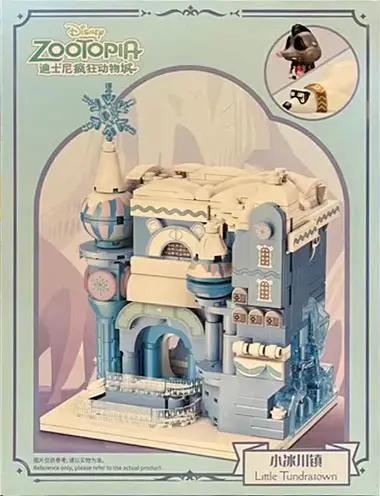 Bộ lắp ghép Disney Zootopia 160Q123S010 Thị trấn Tiểu Băng cho bé gái 6 tuổi