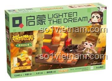 Bộ lắp ghép Mini World 72049 - Phiêu lưu rừng rậm, 6+ tuổi, Con trai, Con gái, 122 mảnh, Kỹ năng sáng tạo, Phối hợp tay mắt, Kiên nhẫn, Giá tốt