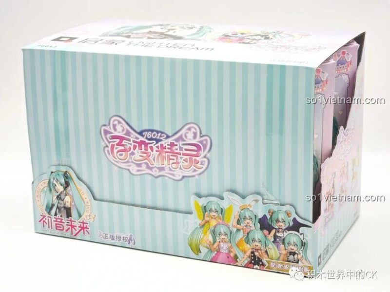 Mặt bên hộp sản phẩm Hatsune Miku Bách Biến Tinh Linh 76012 của Qman