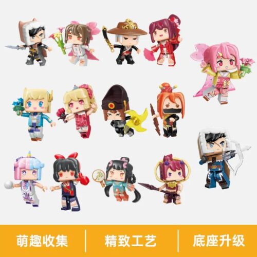 Bộ lắp ghép 启蒙QMAN/ENLIGHTEN/奇妙积木Keeppley 72047 Mini World: Mini Base Camp Series 4 - Blind box với 12 nhân vật ngẫu nhiên, đồ chơi mô hình cho bé 6 tuổi