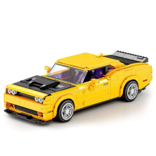 Bộ lắp ráp Reobrix 11030 Dodge Challenger SRT Hellcat, mô hình xe cơ bắp Mỹ cho con trai 14 tuổi, giá tốt.