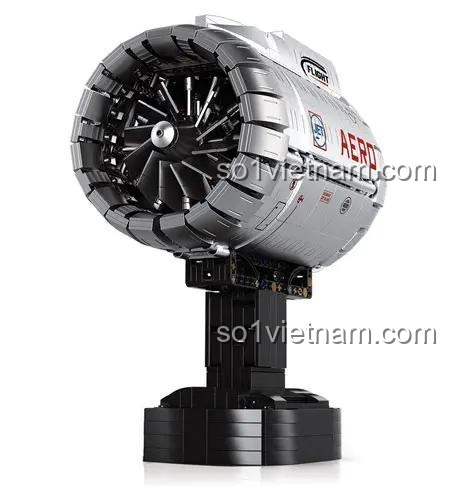 Reobrix 33019 Động cơ Phản lực Hàng không, mô hình kỹ thuật hàng không, đồ chơi phát triển trí tuệ, giá rẻ