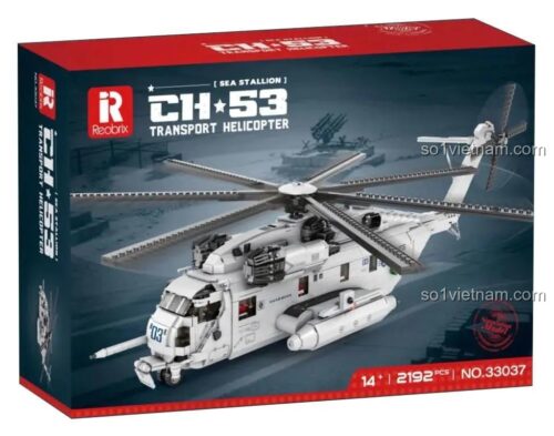 Hộp sản phẩm bộ lắp ghép trực thăng CH-53 Reobrix 33037