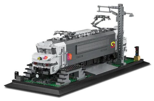 Hộp bộ xếp hình 66803 Reobrix Đầu máy xe lửa điện BB15000, mô hình xe lửa điện Pháp Reobrix, quà tặng con trai 14 tuổi, giá rẻ.