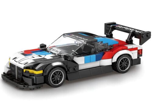 bộ lắp ráp Xe đua BMW M4 GT3 Reobrix 672, mô hình chi tiết cho con trai 14 tuổi, giá rẻ.