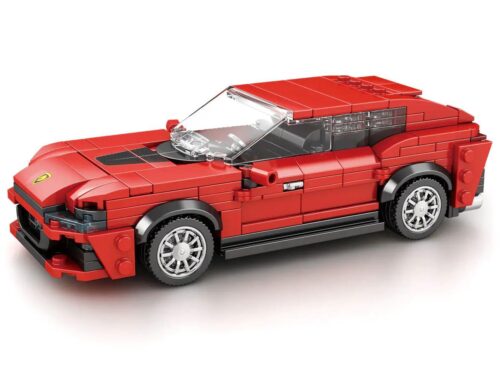 Mô hình bộ lắp ghép Siêu xe Ferrari Purosangue Reobrix 689 màu đỏ, thiết kế tinh xảo dành cho con trai 14 tuổi, giá tốt.
