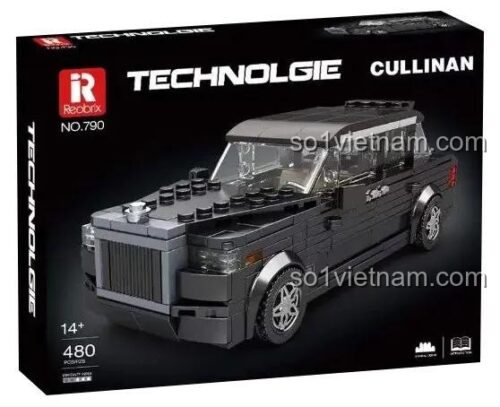 Hộp bộ lắp ghép Reobrix 790 Siêu xe SUV Rolls-Royce Cullinan, quà tặng sinh nhật cho con trai 14 tuổi