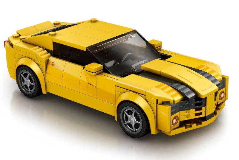 Bộ lắp ghép Xe Thể Thao Chevrolet Camaro Reobrix 818 màu vàng óng, đồ chơi mô hình cho con trai 14 tuổi giá tốt.