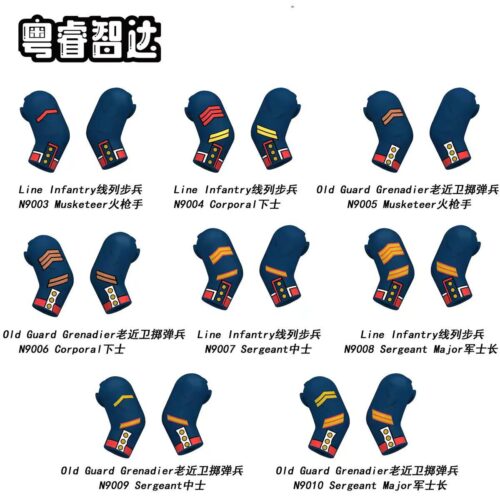 bộ đồ chơi Cánh Tay Lính Pháp Ruizhi N9003, đồ chơi mô hình Cánh Tay Lính Pháp Thời Napoléon, bộ đồ chơi Ruizhi, đồ chơi mô hình N9003, phù hợp bé trai 12 tuổi, giá tốt