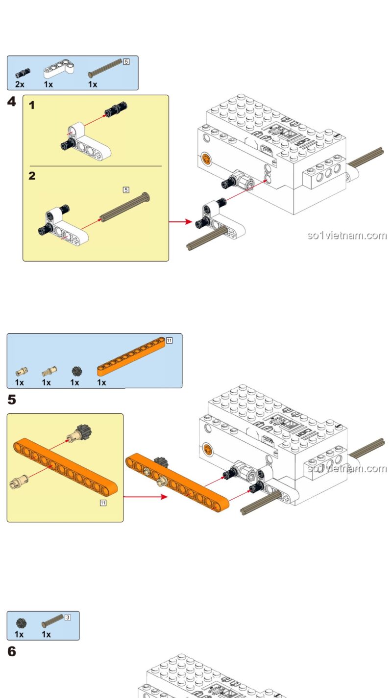 Sách Lắp Ghép CaDA 55045 Siêu Xe Thể Thao 仰望 U9 Tỉ Lệ 1:24 PDF Gốc Chất Lượng Cao