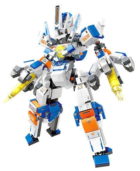 SEMBO 106067 Robot chiến đấu Tinh Vân Lưu Quang BB, mô hình robot chiến đấu, đồ chơi lắp ghép cho bé trai 6 tuổi, 504 mảnh ghép