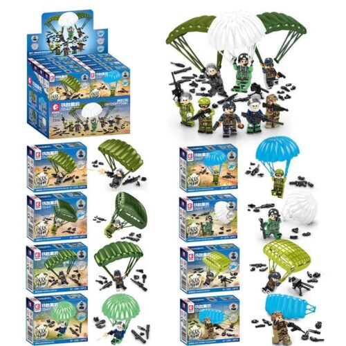 Hộp bộ đồ chơi SEMBO 1377 Lực Lượng Không Quân Biệt Kích