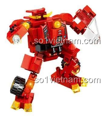 SEMBO 2856 Xe đua Tốc độ Ảo ảnh biến hình thành robot - Đồ chơi lắp ráp giá tốt cho bé trai