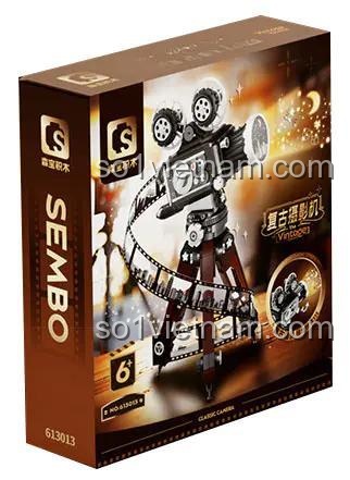 Hộp bộ đồ chơi SEMBO 613013 Máy Quay Phim Cổ Điển