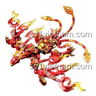 bộ đồ chơi Robot Thép Chu Tước SEMBO 103332, đồ chơi lắp ráp Chiến binh Chu Tước, Biến Hình 2 Dạng, cho con trai 6 tuổi, giá rẻ