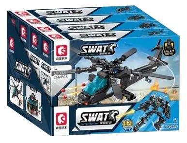 bộ đồ chơi Robot Biến Hình SWAT SEMBO 104339, đồ chơi lắp ráp Mô hình Robot SWAT cho con trai 6 tuổi, giá tốt