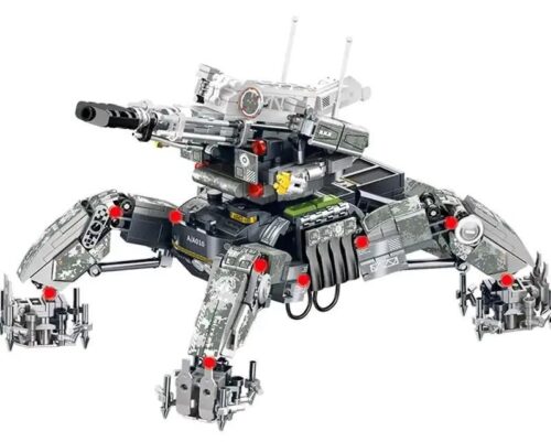 Mô hình bộ lắp ghép Robot Bốn Chân Tứ Phương Hành Giả Sembo 107505 từ game Lưu Lạc Địa Cầu, đồ chơi cho con trai 6 tuổi giá rẻ.
