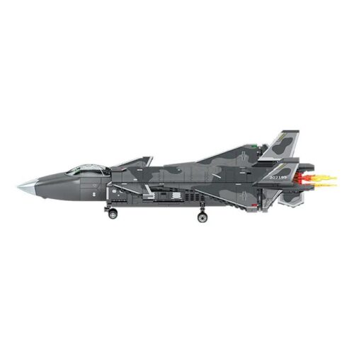 SEMBO 202199 Máy bay chiến đấu J-20 Tàng hình - Mô hình máy bay quân sự tỉ lệ 1:45