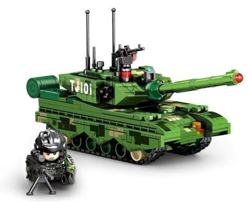 bộ lắp ghép Xe Tăng ZTZ-99A SEMBO 203168, đồ chơi mô hình Xe Tăng Chủ Lực ZTZ-99A, có minifigure lính, cho bé trai 6 tuổi, giá tốt