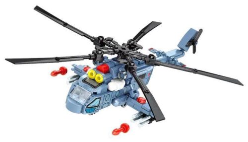 Bộ đồ chơi SEMBO 207223 Trực thăng Mi-171 Survival Warfare giá rẻ, mô hình trực thăng chiến đấu 206 mảnh ghép cho bé trai 6 tuổi, phát triển tư duy chiến thuật.