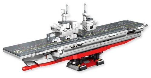 đồ chơi lắp ráp Mô hình Tàu Sân Bay Fujian, bộ đồ chơi Tàu Chiến Hải Quân, SEMBO 208128, đồ chơi lắp ráp cho bé trai 6 tuổi, chất lượng cao